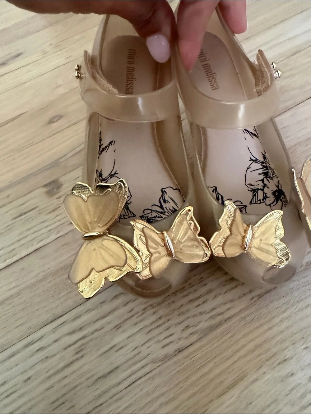 Mini Melissa gold Maryjane size 11